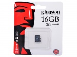 Карта памяти MicroSD 16 GB Kingston Class 10 