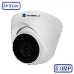 Видеокамера AHD Matrix teh  MT-DP5.0AHD20K 2,8mm 5.0Mpх офисная