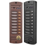 Вызывная панель AVP-458 (PAL) TM ВП, медь, 8-ми абонентская, накладная, антивандал, 420ТВЛ